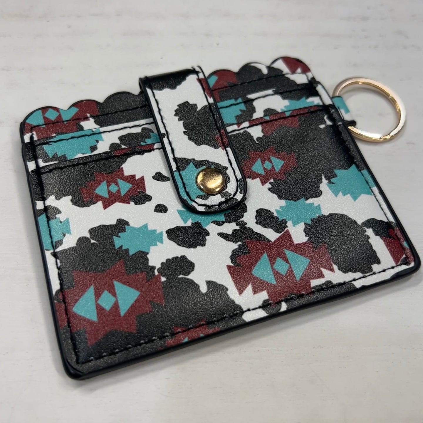 Aztec Cow Wallet